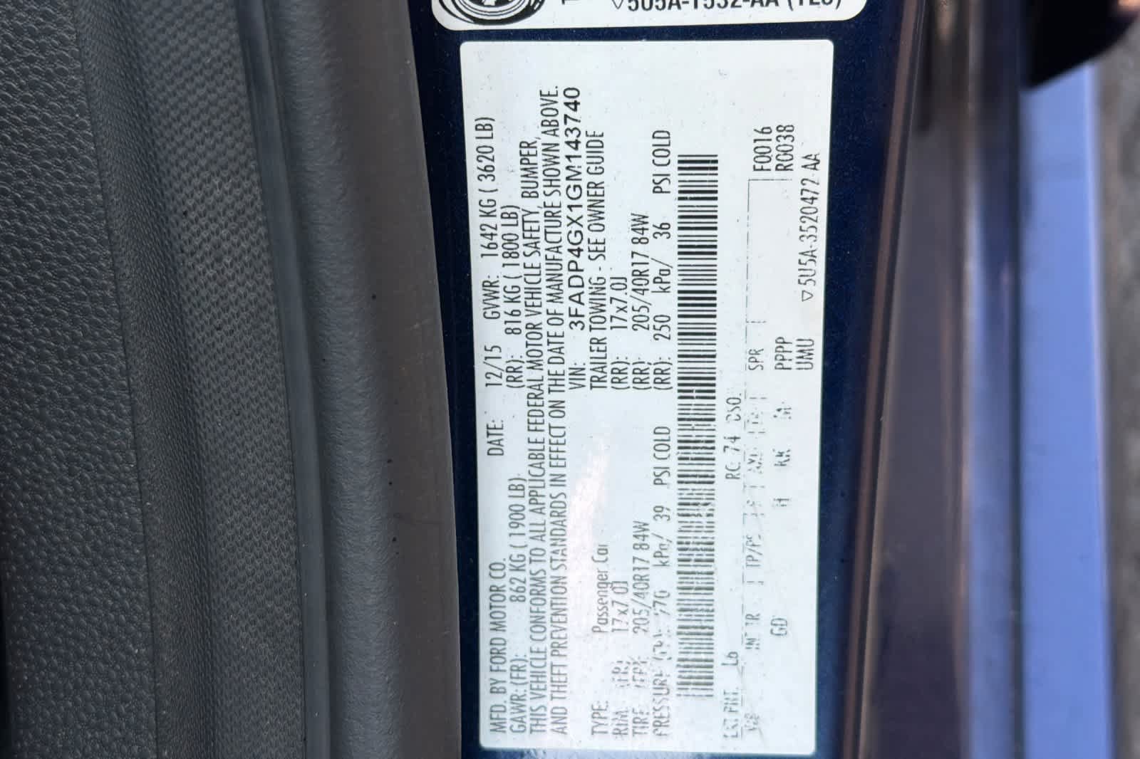 Used 2016 Ford Fiesta ST FWD image 28
