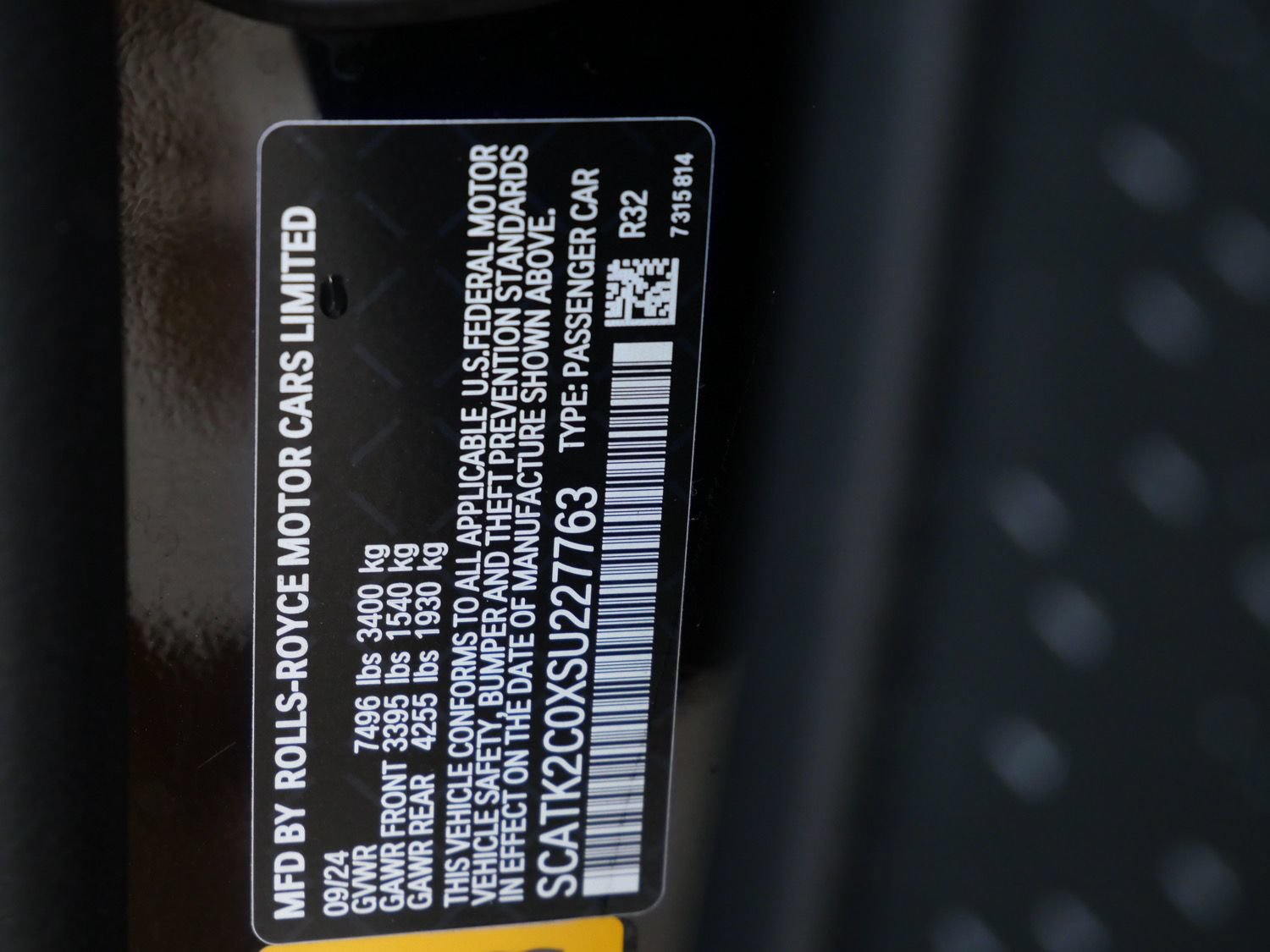 Certified 2025 Rolls-Royce Spectre w/ Spectre Launch Package AWD/4WD image 34