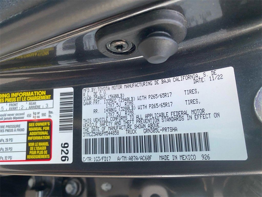 Used 2023 Toyota Tacoma TRD Sport image 29