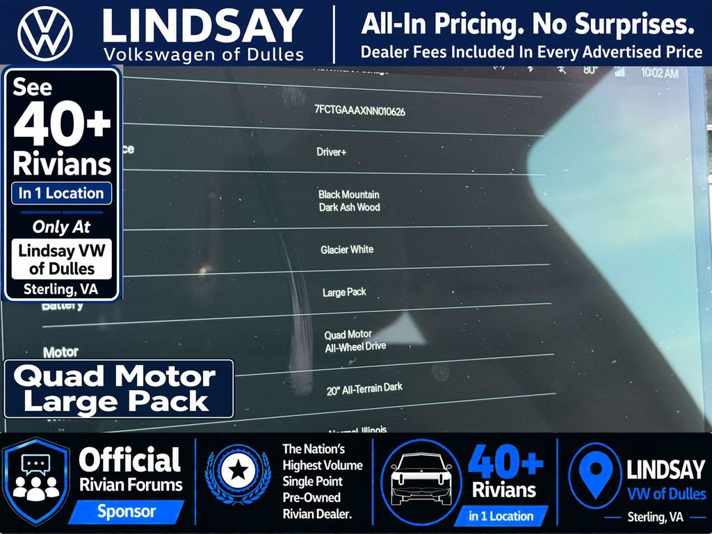 Used 2022 Rivian R1T Adventure AWD/4WD image 23