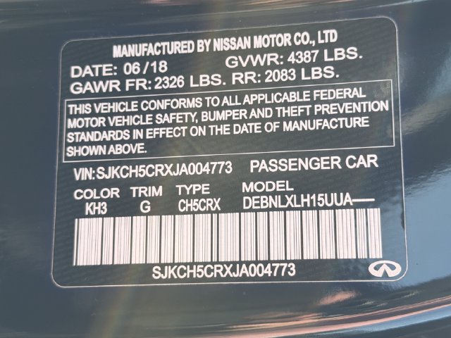 Used 2018 INFINITI QX30 AWD image 36