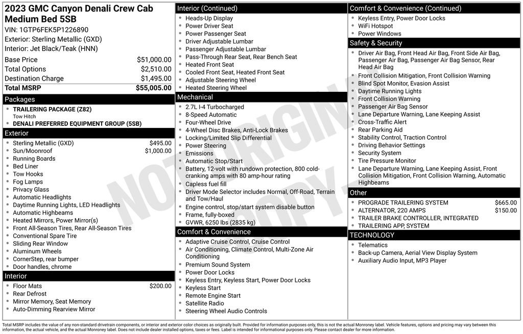 Used 2023 GMC Canyon Denali image 4