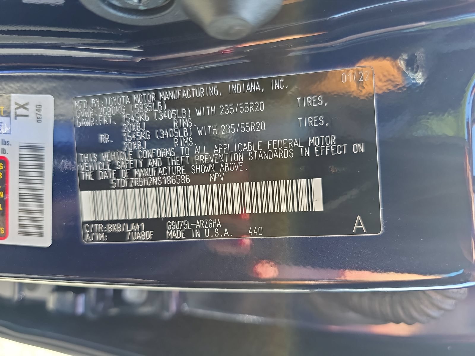 Used 2022 Toyota Highlander Platinum AWD/4WD image 36