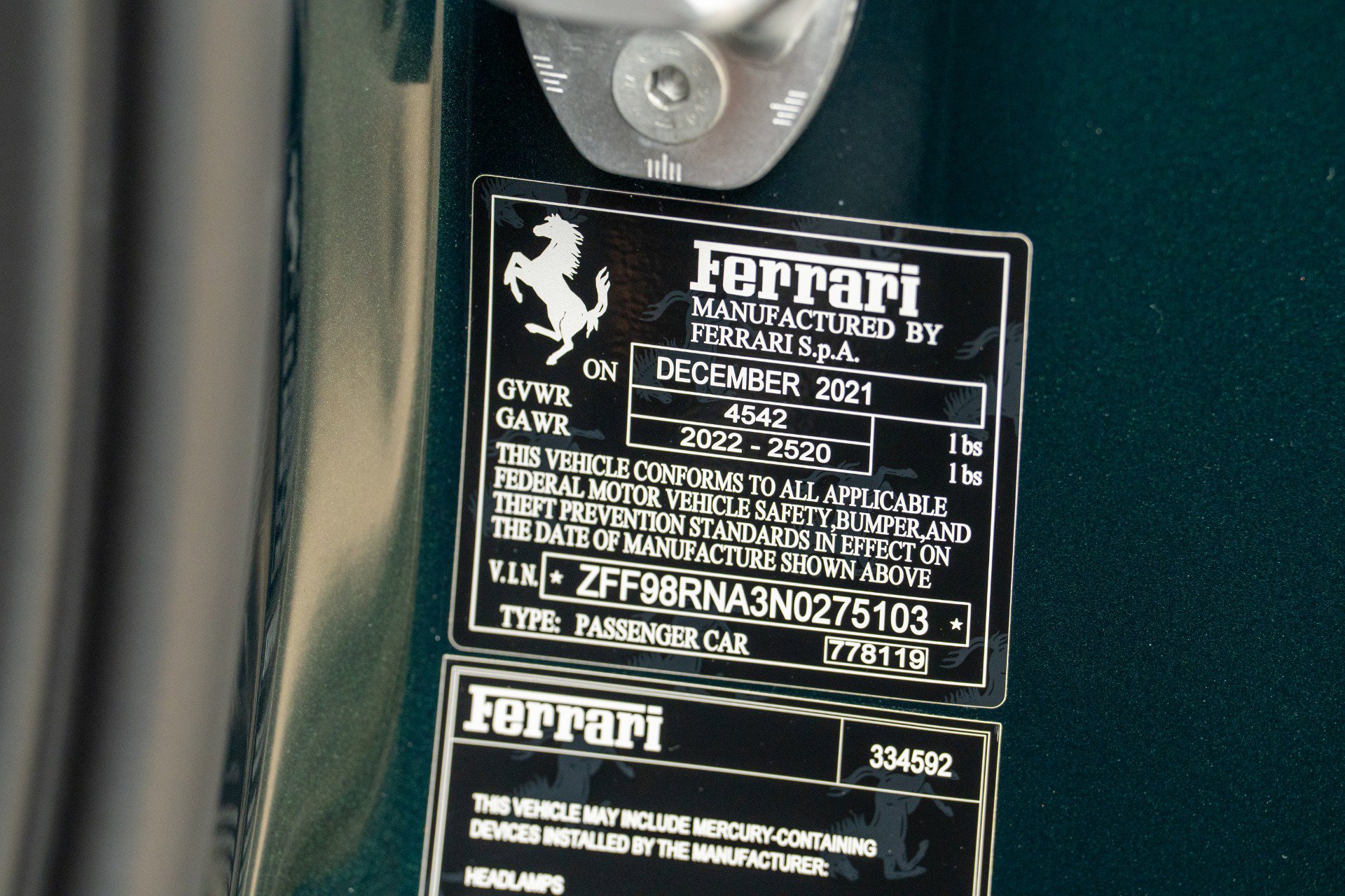 Certified 2022 Ferrari Roma image 95