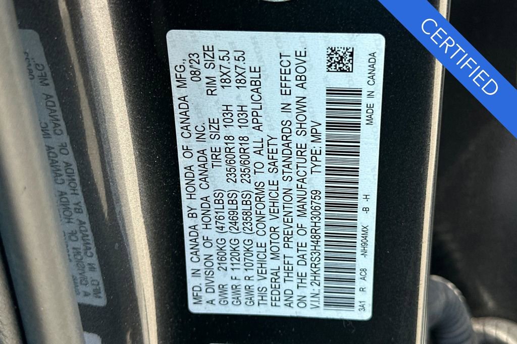 Certified 2024 Honda CR-V EX image 34