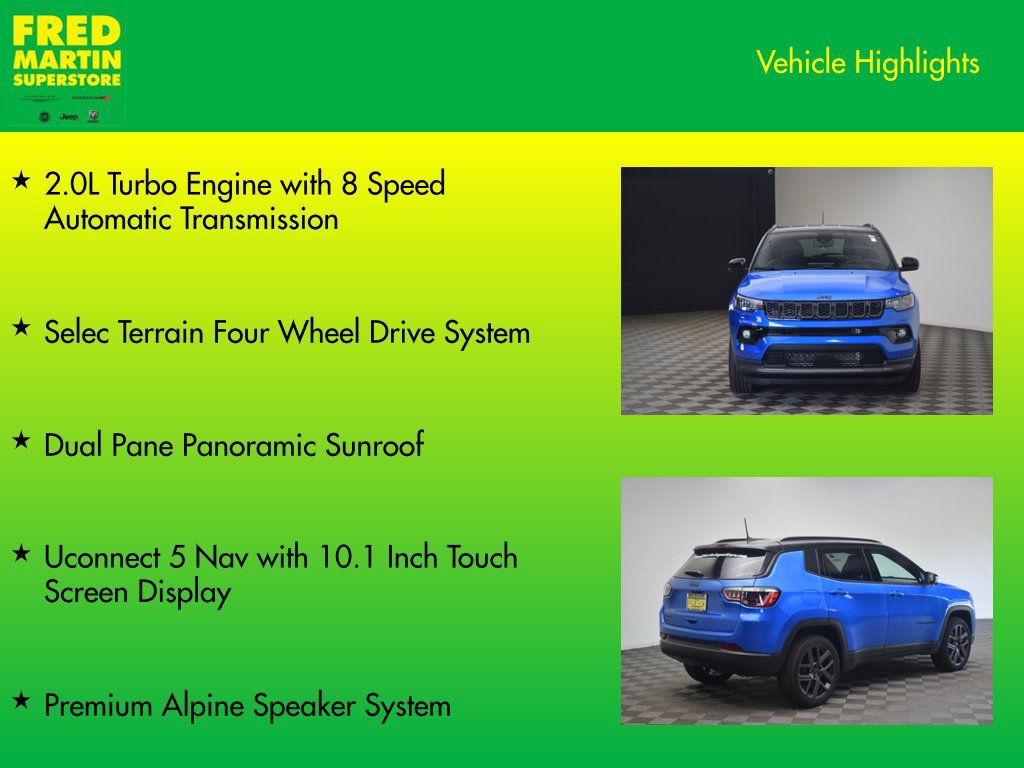 New 2026 Jeep Compass Limited w/ Sun, Sound & Navigation Group AWD/4WD image 7