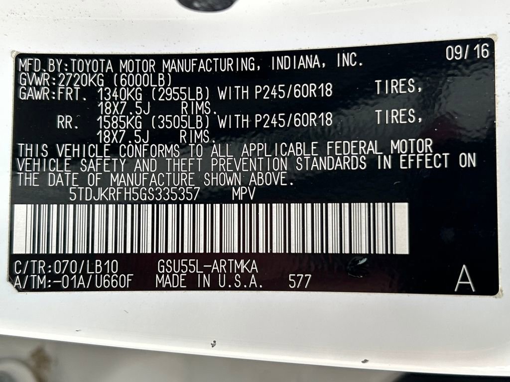 Used 2016 Toyota Highlander XLE image 37