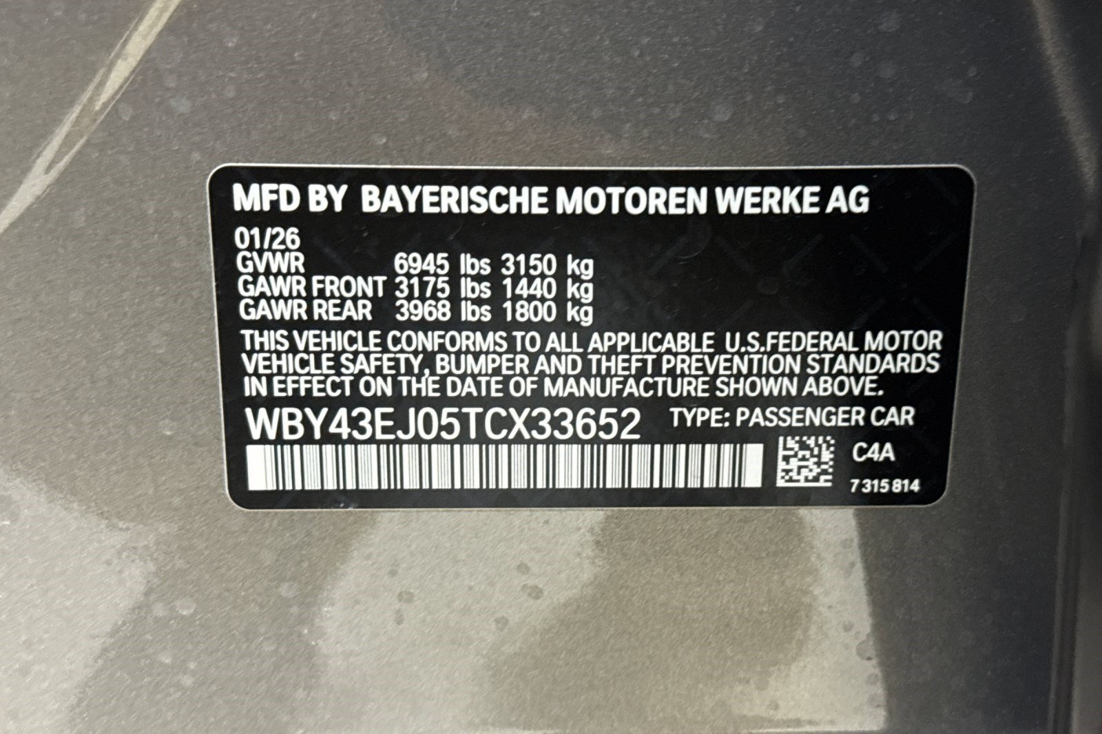 Used 2026 BMW i7 xDrive60 w/ M Sport Package RWD image 19