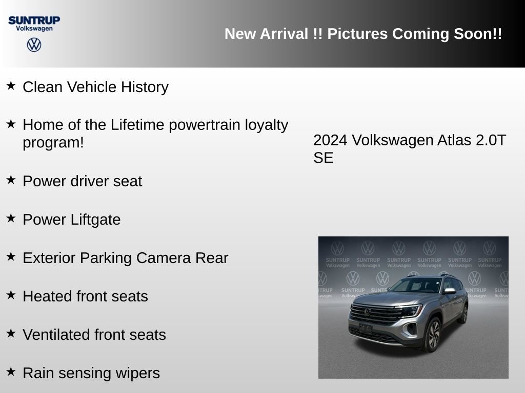 Used 2024 Volkswagen Atlas SE AWD/4WD image 5