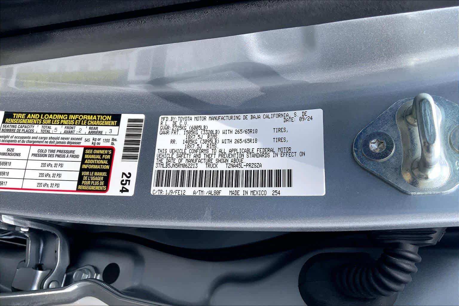 Certified 2024 Toyota Tacoma TRD Sport AWD/4WD image 35