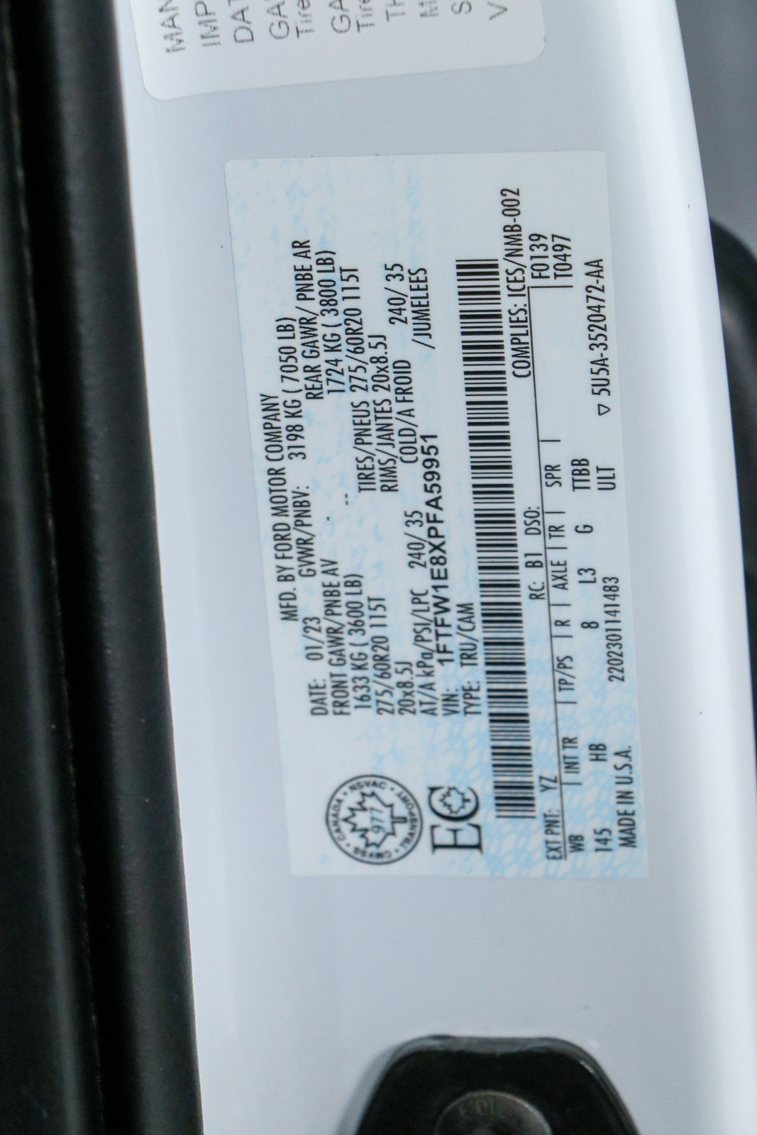 Used 2023 Ford F150 Lariat w/ Equipment Group 502A High AWD/4WD image 35