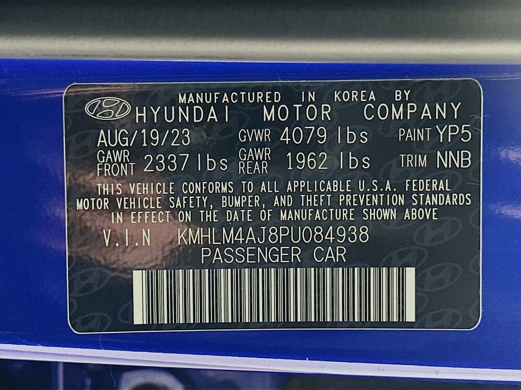 Certified 2023 Hyundai Elantra Blue image 31