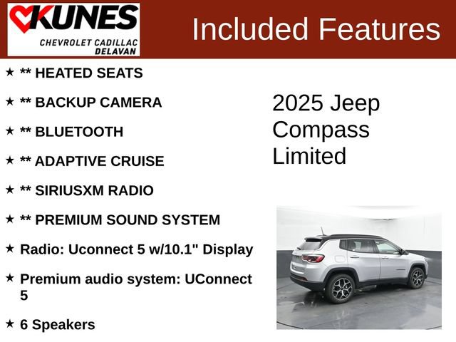 Used 2025 Jeep Compass Limited AWD/4WD image 3