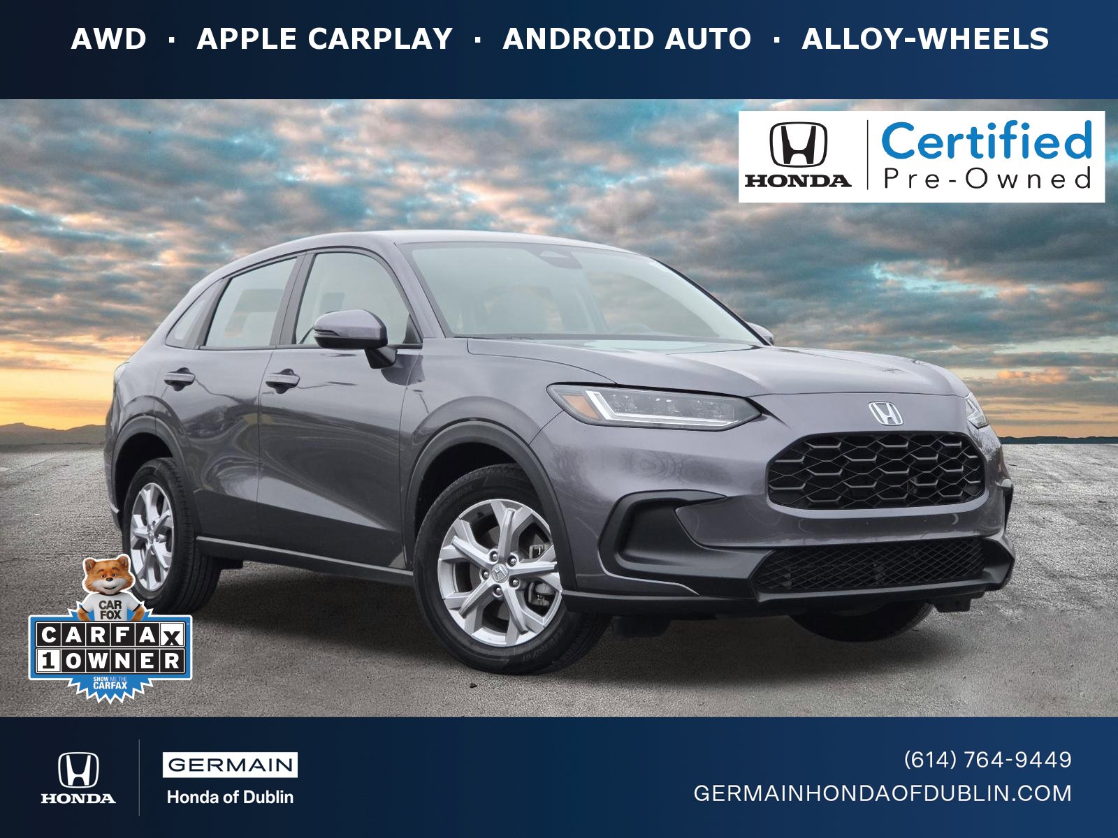 Certified 2023 Honda HR-V LX