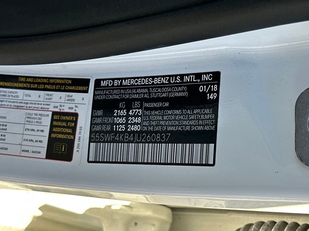 Used 2018 Mercedes-Benz C 300 C 300 w/ Premium Package image 30