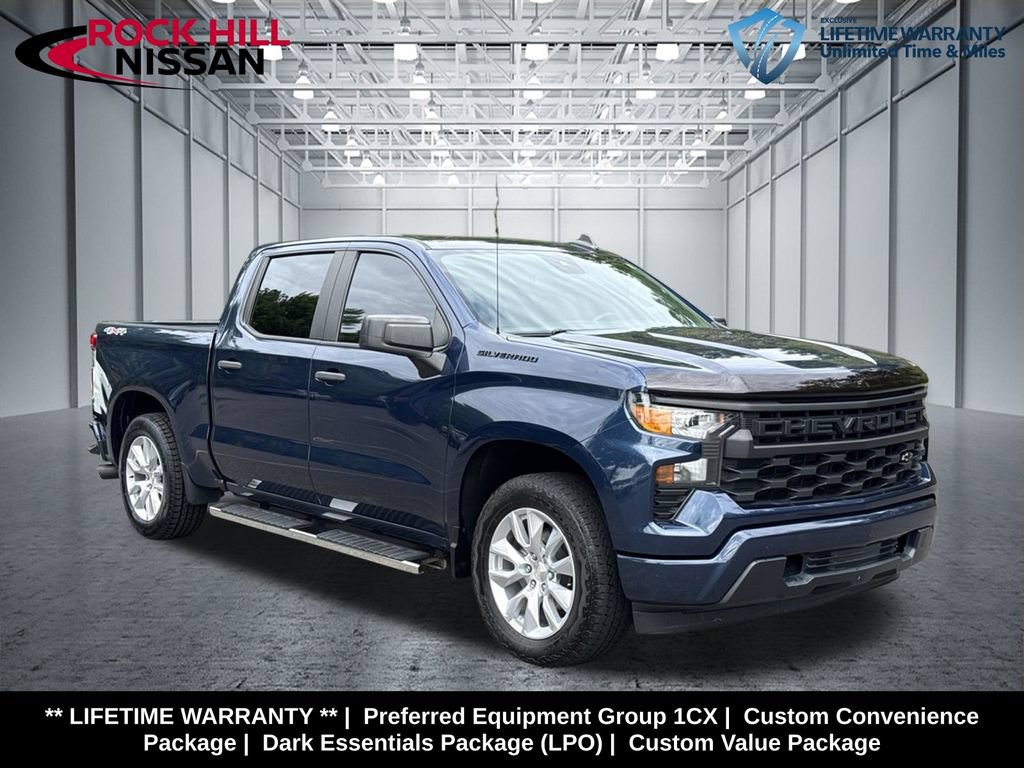 Used 2023 Chevrolet Silverado 1500 Custom w/ LPO, Dark Essentials Package
