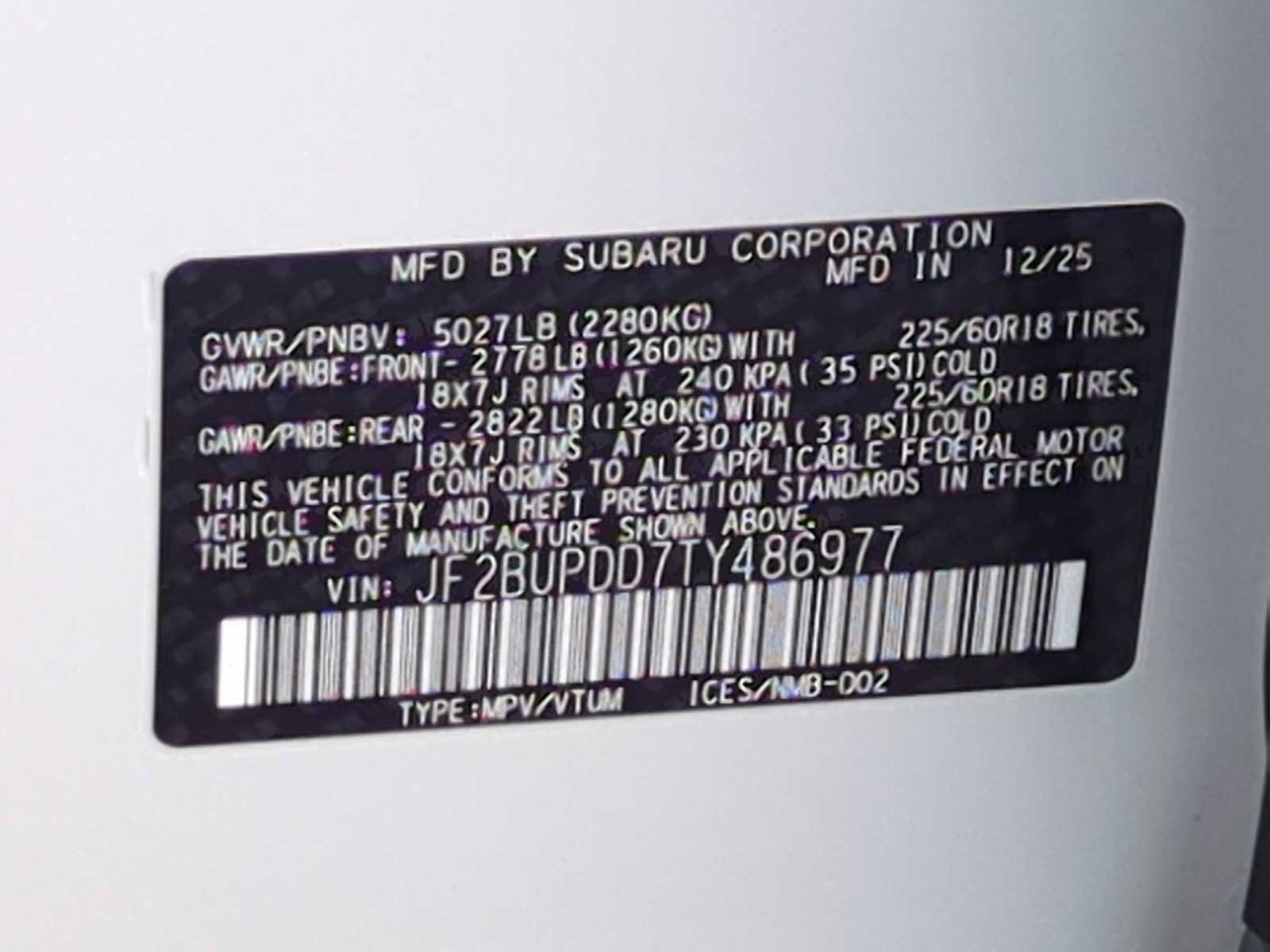 New 2026 Subaru Outback Limited AWD/4WD image 38