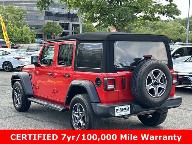 Certified 2022 Jeep Wrangler Unlimited Sport AWD/4WD image 5