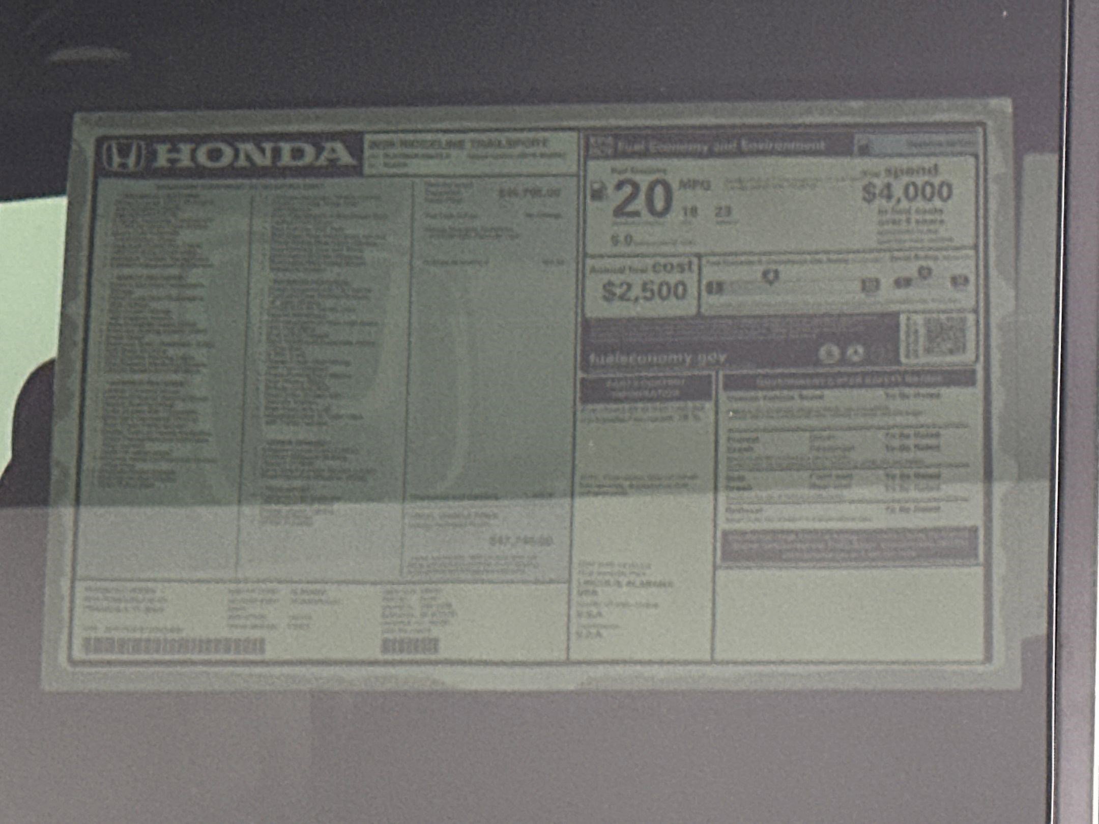 New 2026 Honda Ridgeline TrailSport image 22