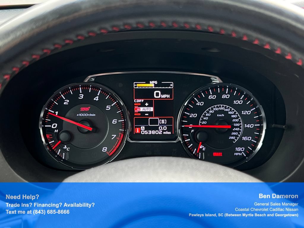 Used 2018 Subaru WRX STI Limited AWD/4WD image 28