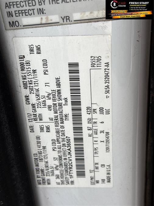 Used 2018 Ford Transit 250 148 Medium Roof w/ Exterior Upgrade Package image 27