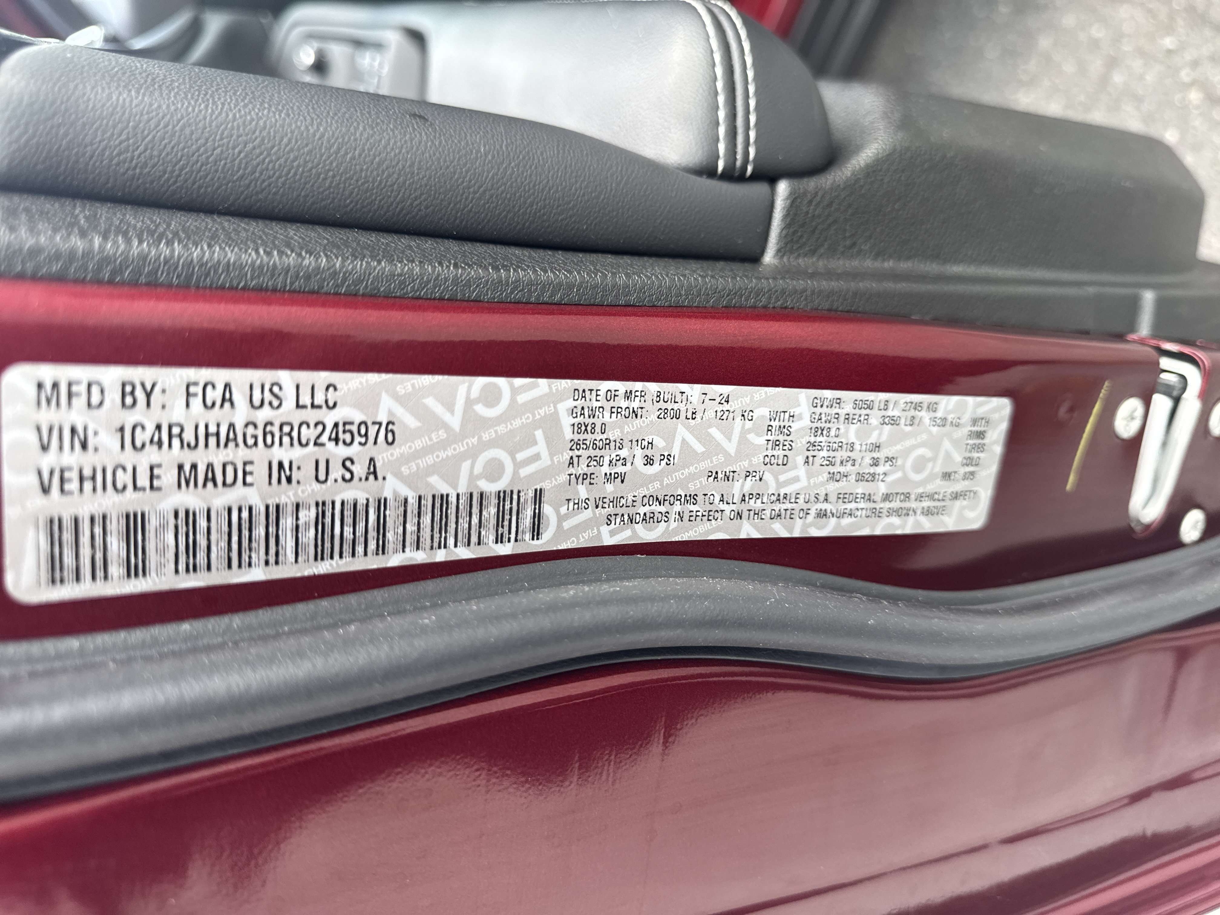 Certified 2024 Jeep Grand Cherokee Altitude AWD/4WD image 37