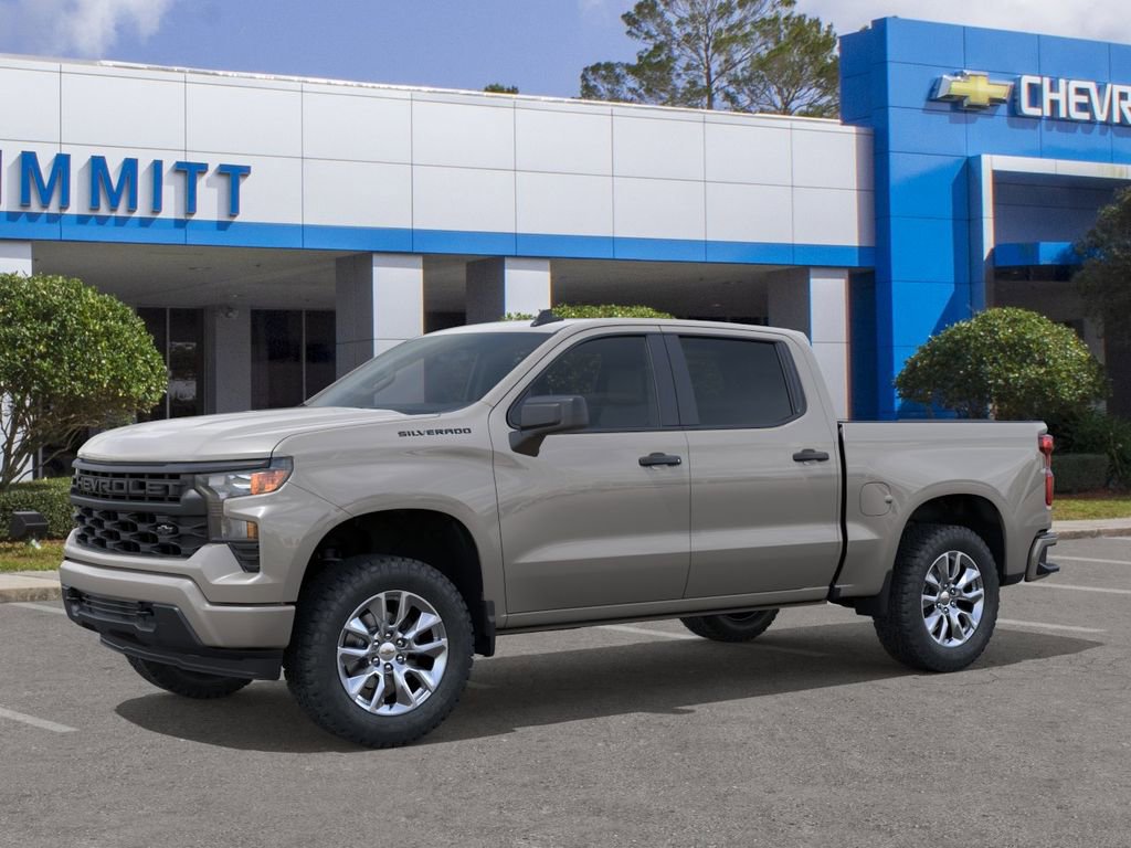 New 2026 Chevrolet Silverado 1500 Custom w/ LPO, Dark Essentials Package RWD image 2