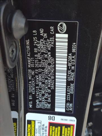 Used 2021 Lexus ES 350 w/ Premium Package FWD image 25