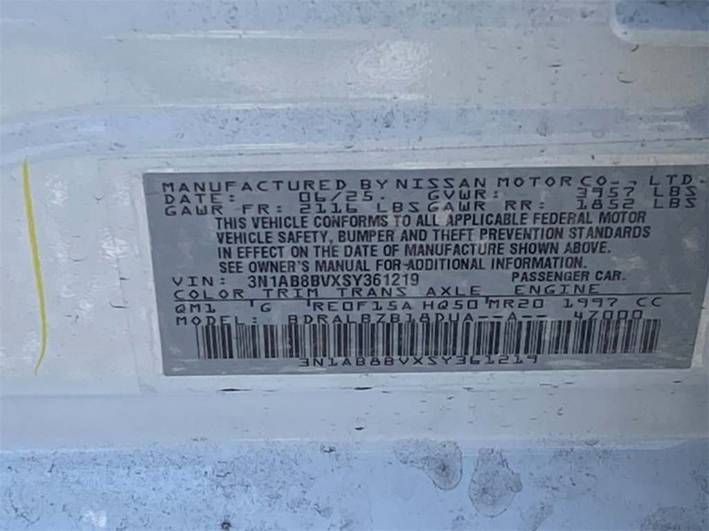 New 2025 Nissan Sentra S image 20