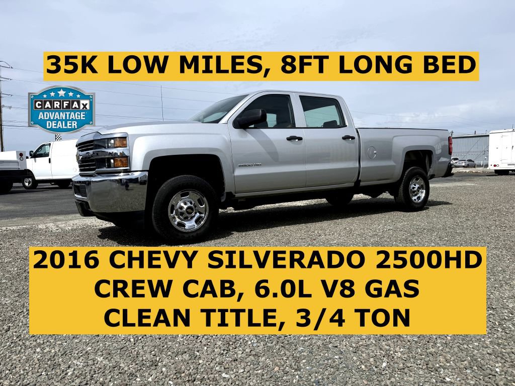 Used 2016 Chevrolet Silverado 2500 W/T