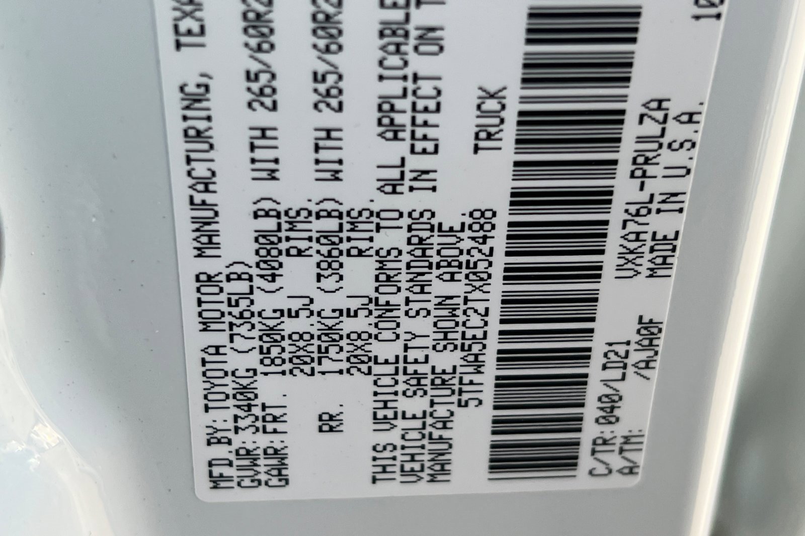 New 2026 Toyota Tundra Limited w/ TRD Off-Road Package image 21