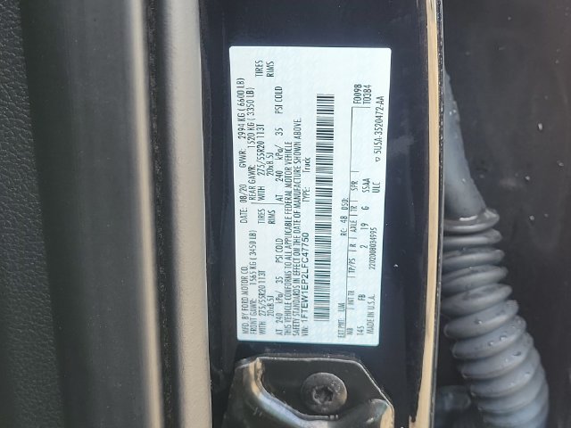 Certified 2020 Ford F150 XLT w/ Equipment Group 302A Luxury AWD/4WD image 36