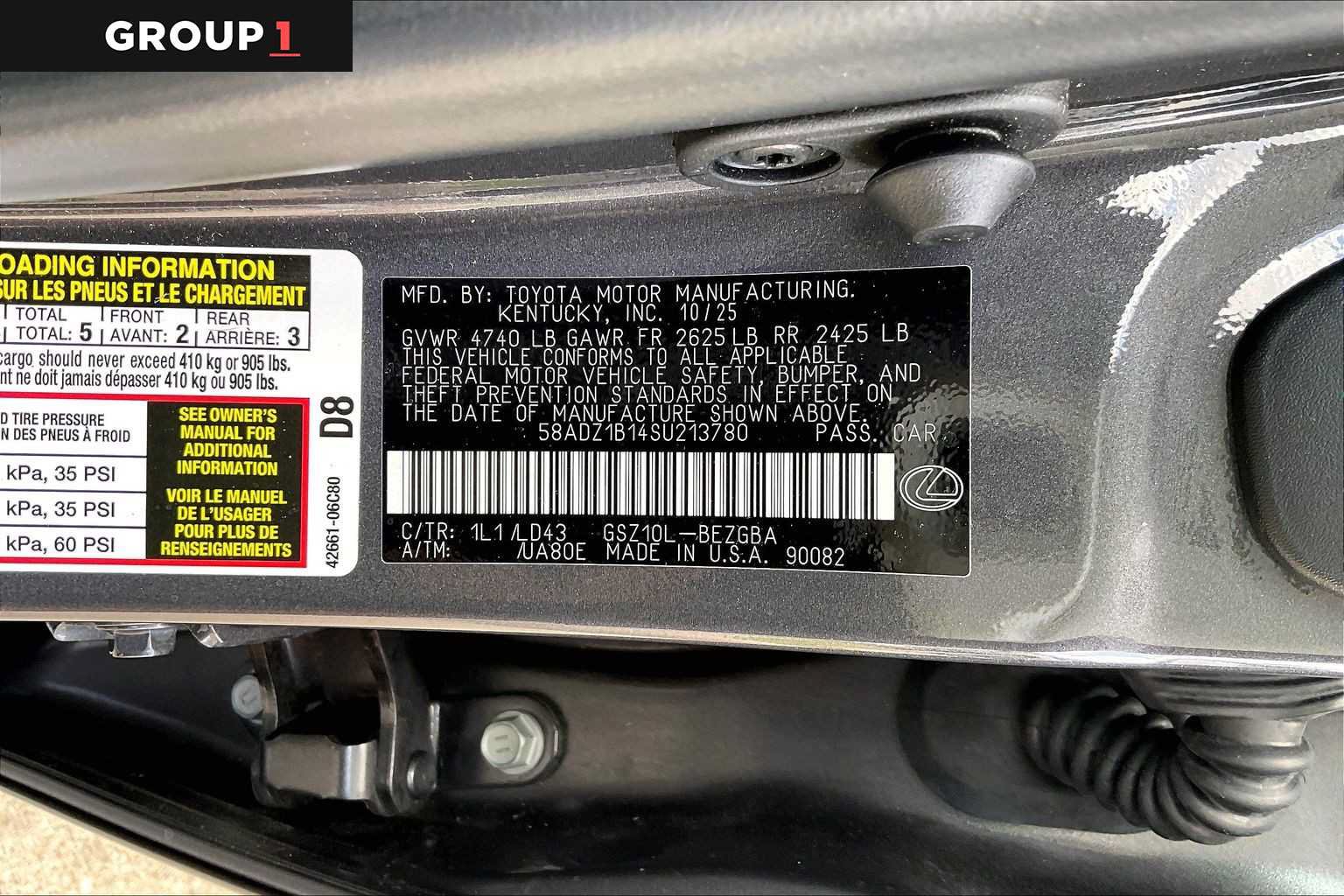 Used 2025 Lexus ES 350 w/ Premium Package FWD image 34