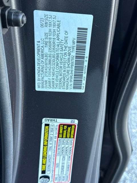 Certified 2023 Honda Odyssey EX-L image 29