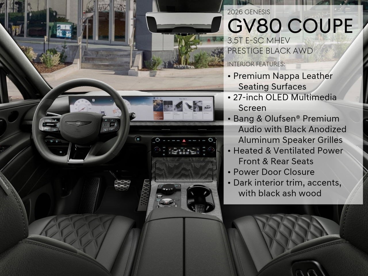 New 2026 Genesis GV80 3.5T e-SC image 18