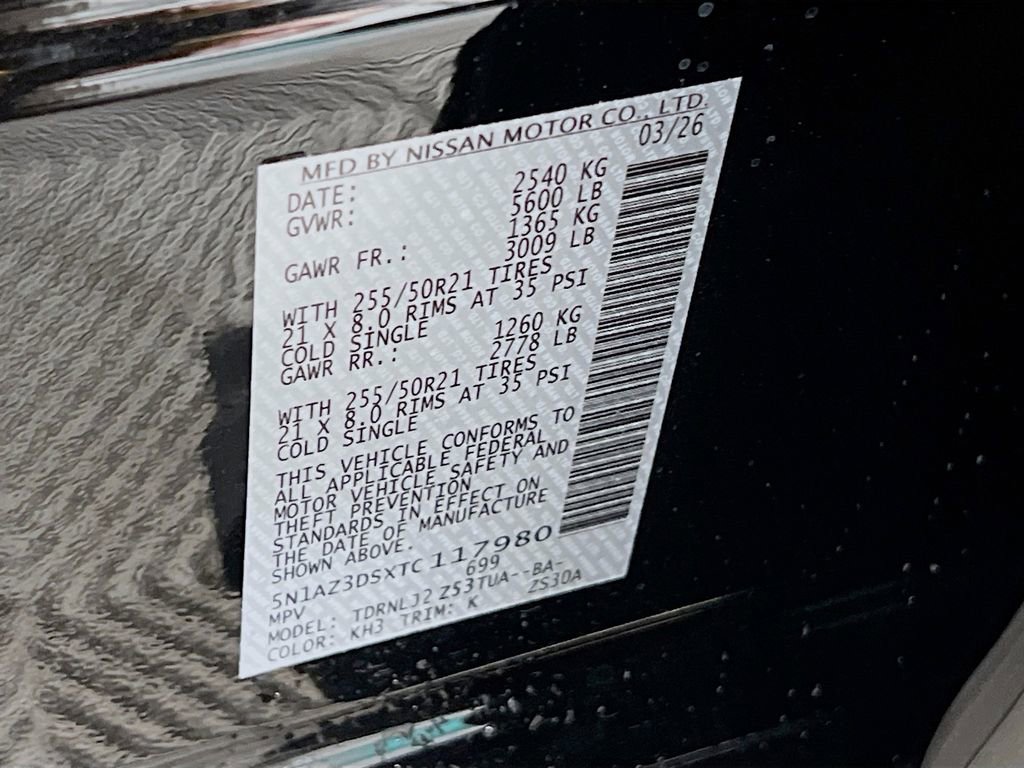 New 2026 Nissan Murano Platinum image 27