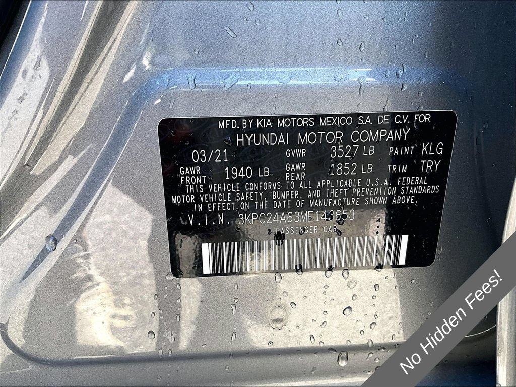 Used 2021 Hyundai Accent SE FWD image 28