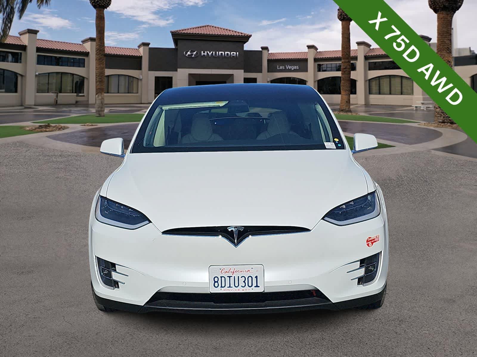 Used 2018 Tesla Model X 75D AWD/4WD image 3