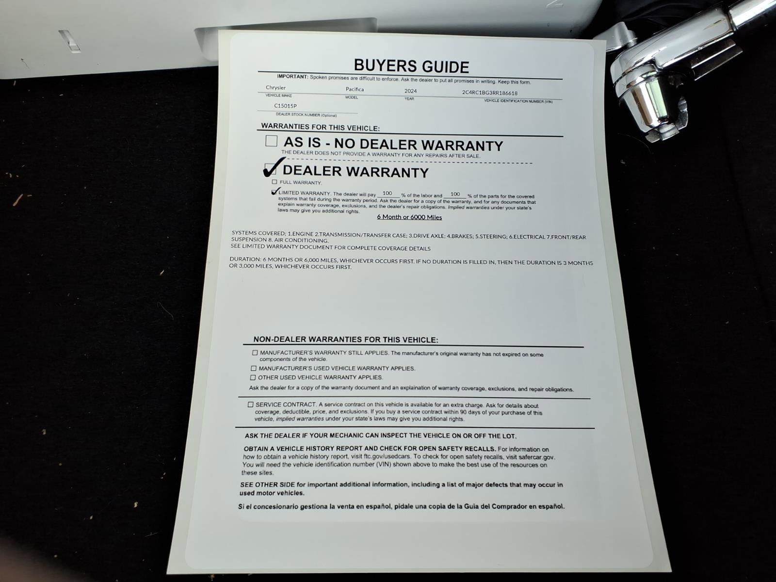 Used 2024 Chrysler Pacifica Touring-L image 36