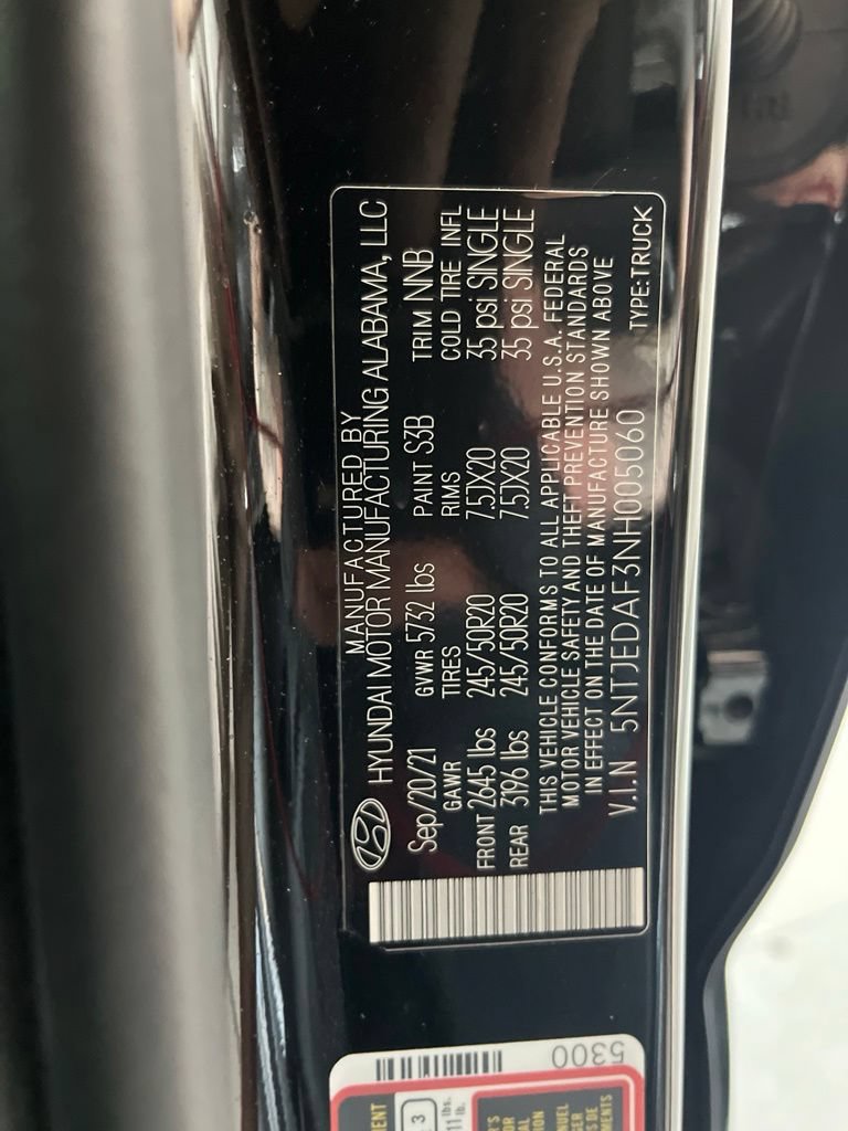 Used 2022 Hyundai Santa Cruz Limited w/ Cargo Package AWD/4WD image 78