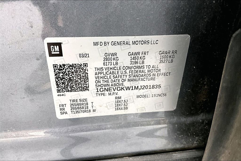 Used 2021 Chevrolet Traverse LT image 39