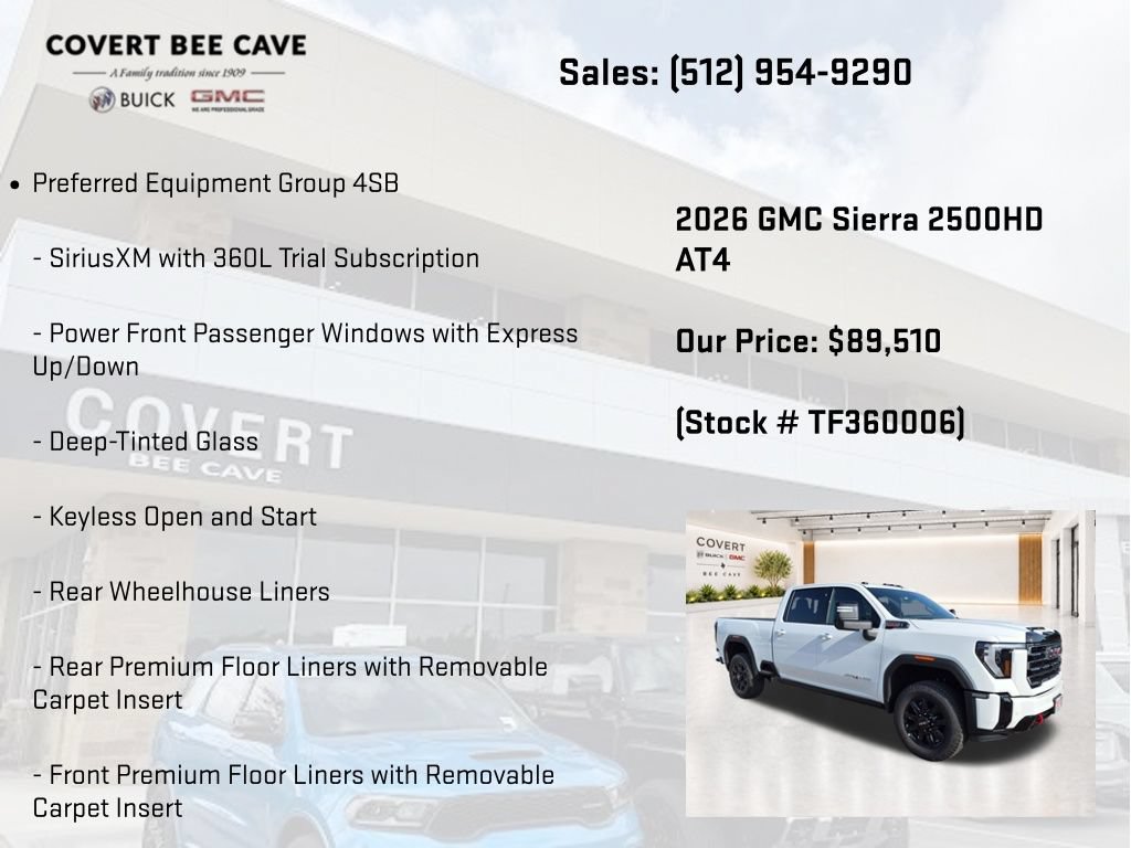 New 2026 GMC Sierra 2500 AT4 w/ AT4 Premium Plus Package AWD/4WD image 7