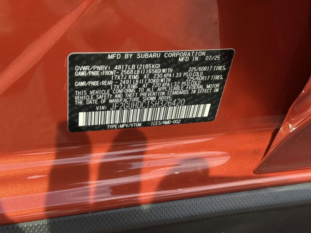 Certified 2025 Subaru Crosstrek 2.0i Premium AWD/4WD image 13