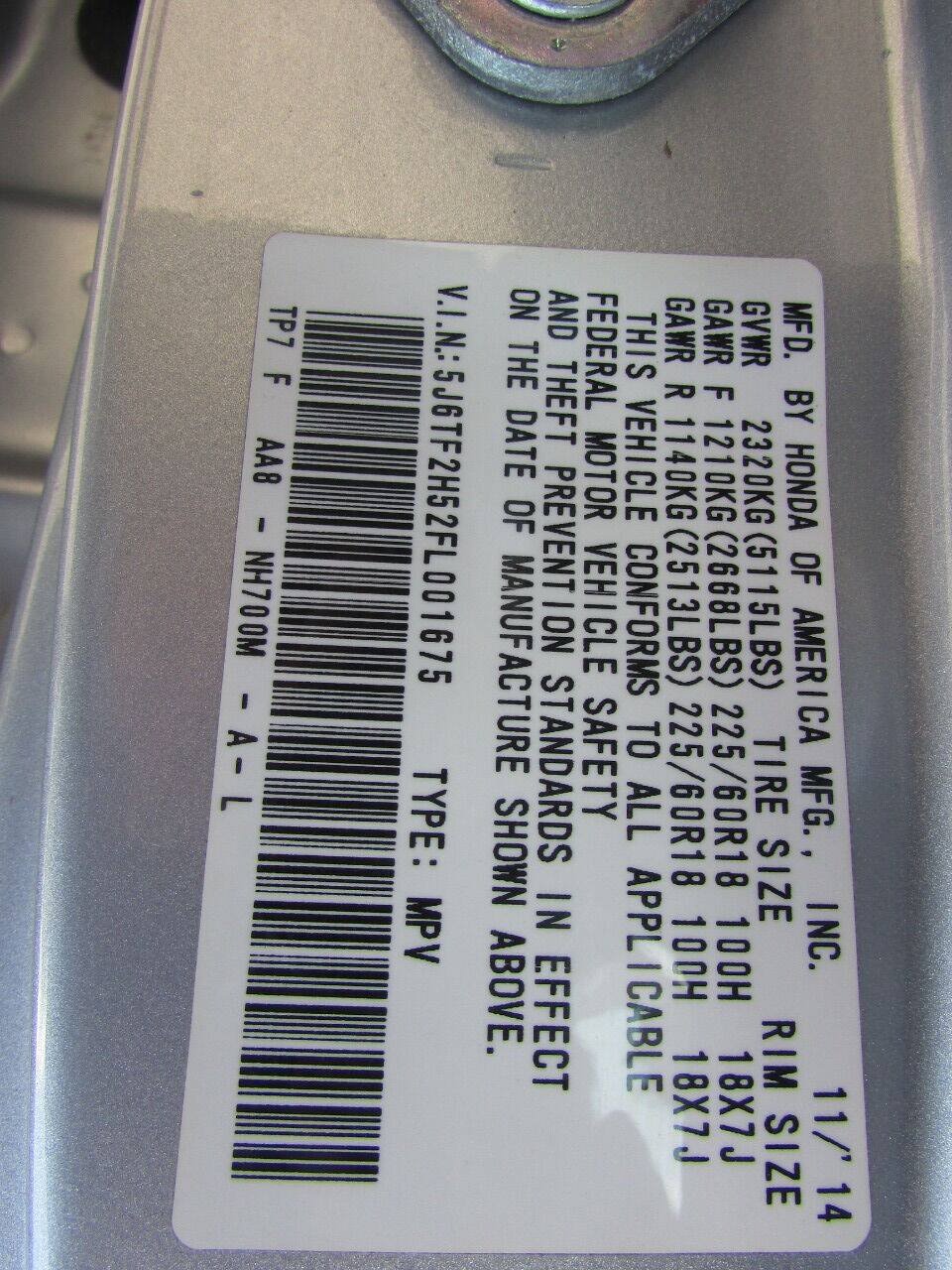 Used 2015 Honda Crosstour EX-L image 43