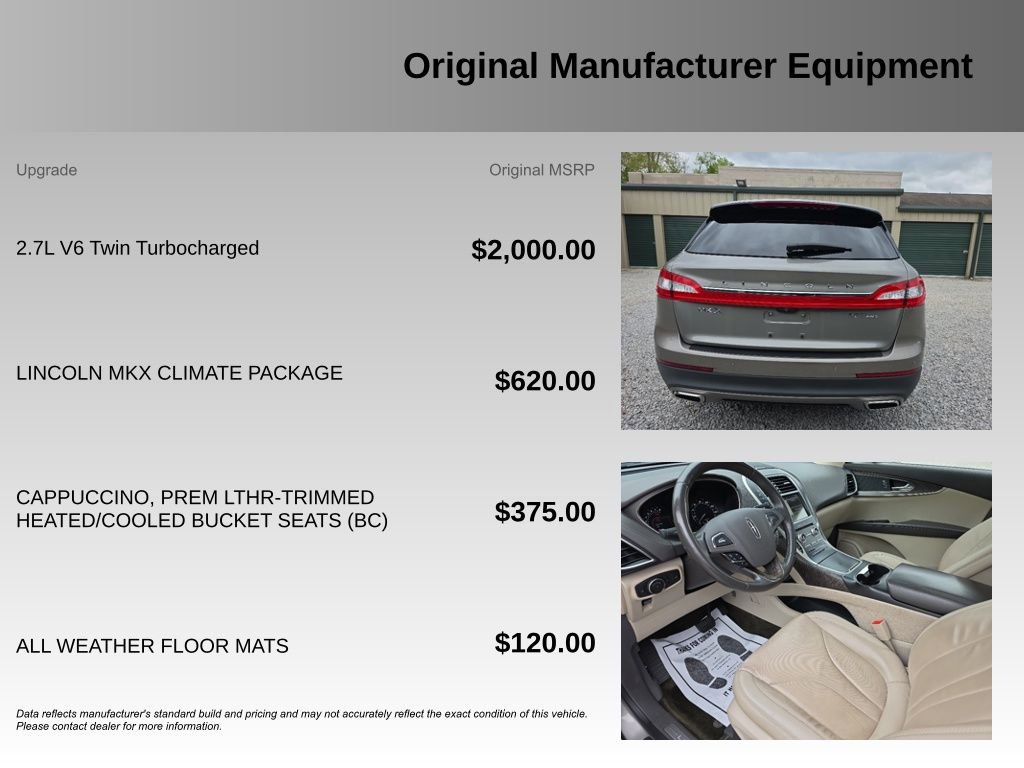 Used 2017 Lincoln MKX Reserve w/ Lincoln MKX Climate Package AWD/4WD image 22
