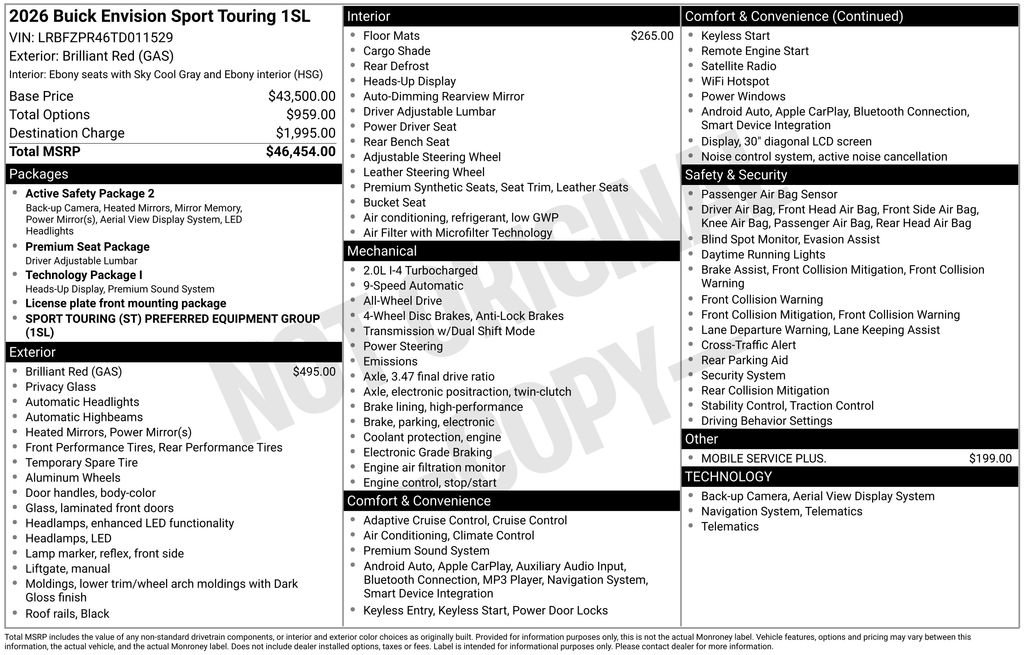 New 2026 Buick Envision Sport Touring image 9