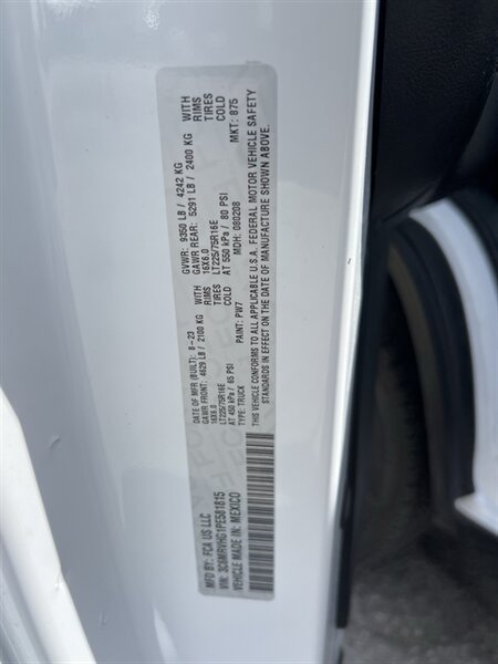 Used 2023 RAM ProMaster 3500 FWD image 7