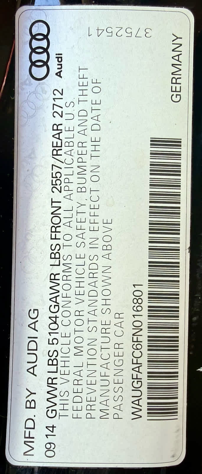 Used 2015 Audi A6 2.0T Premium Plus w/ Premium Plus Package image 18