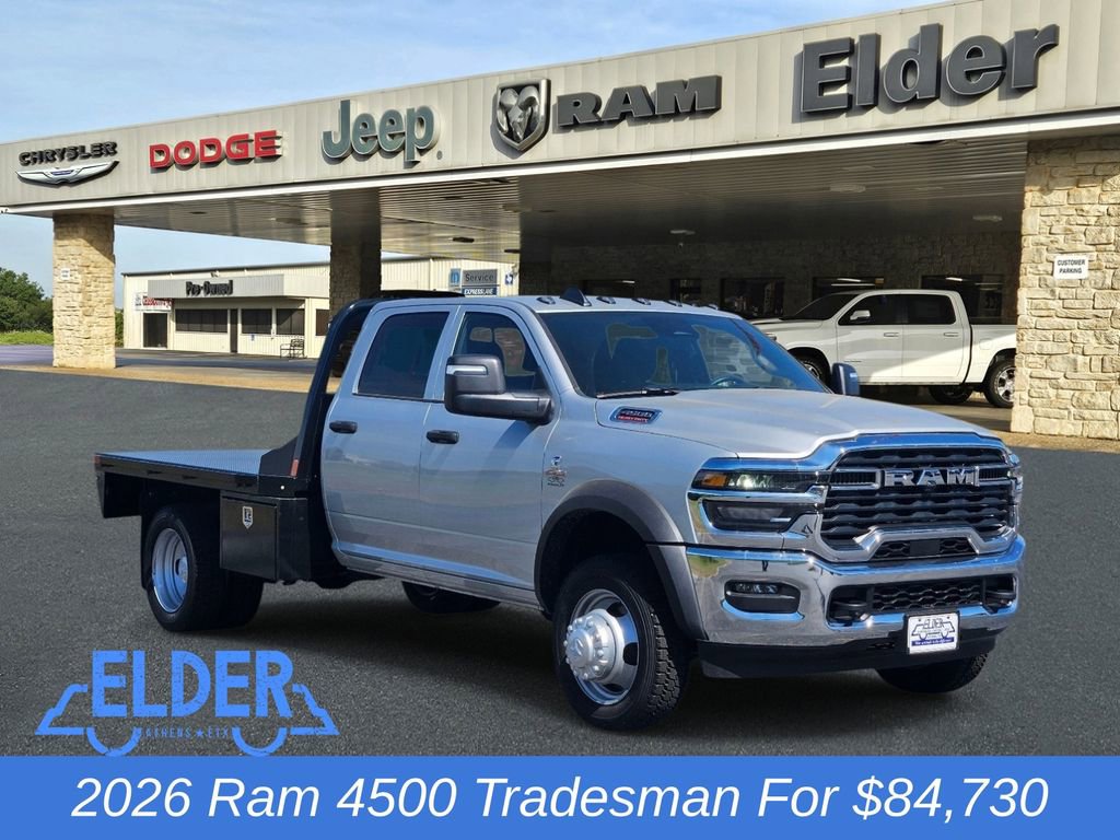 New 2026 RAM 4500 Tradesman w/ Chrome Appearance Group AWD/4WD 360° Tour
