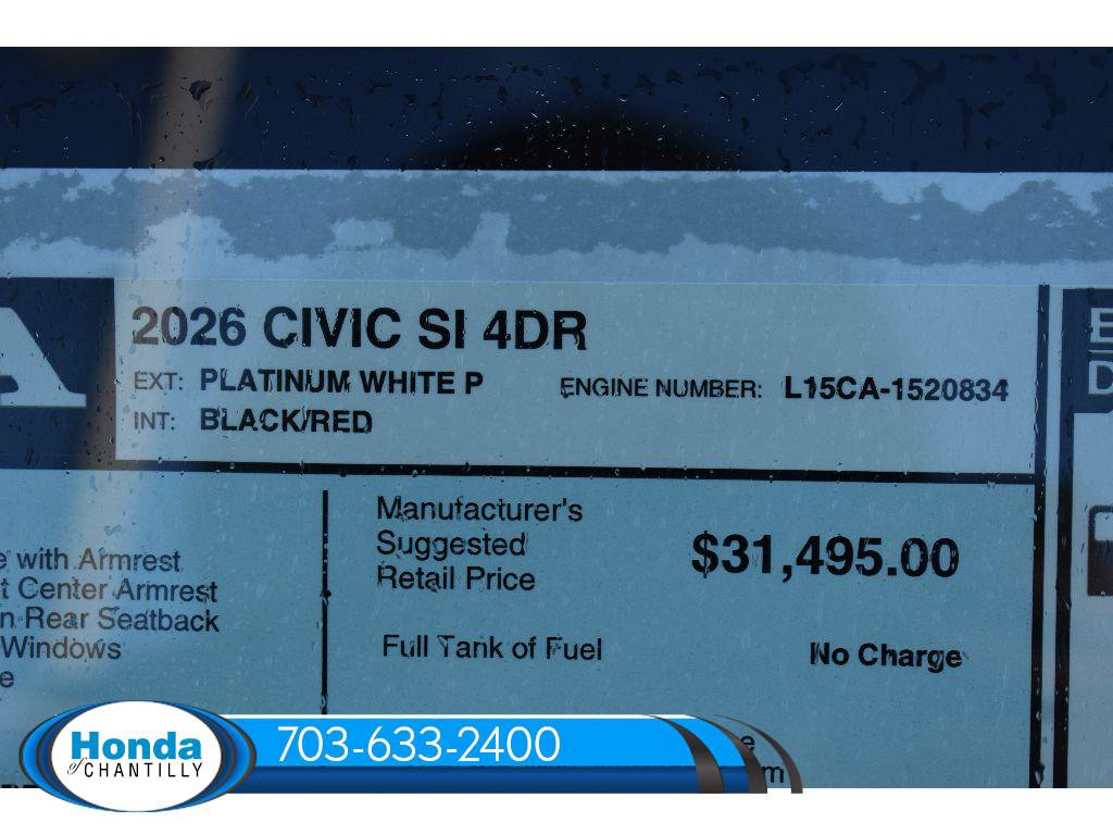 New 2026 Honda Civic Si image 37